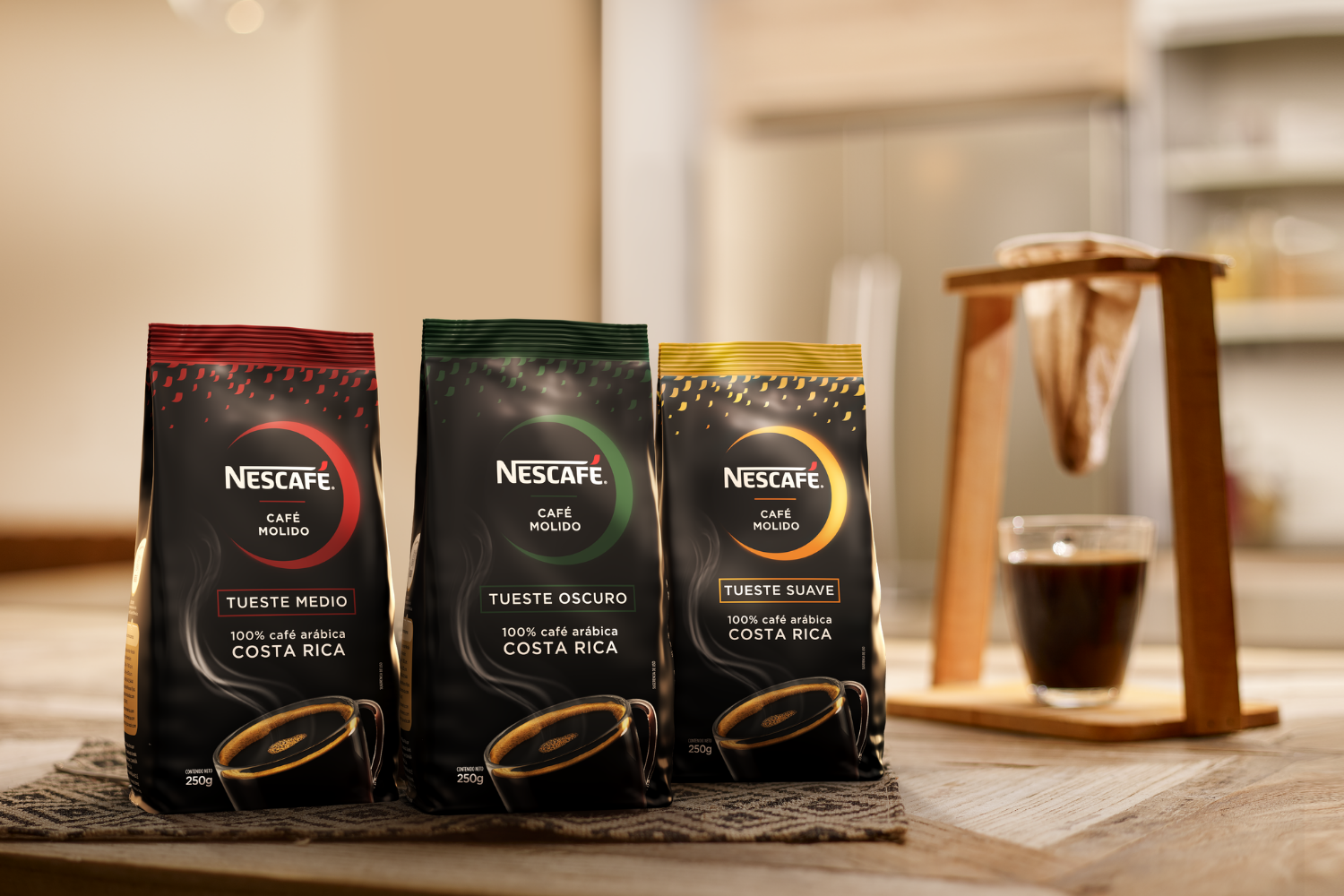 Llega a Costa Rica el primer Café Molido NESCAFÉ® con 100